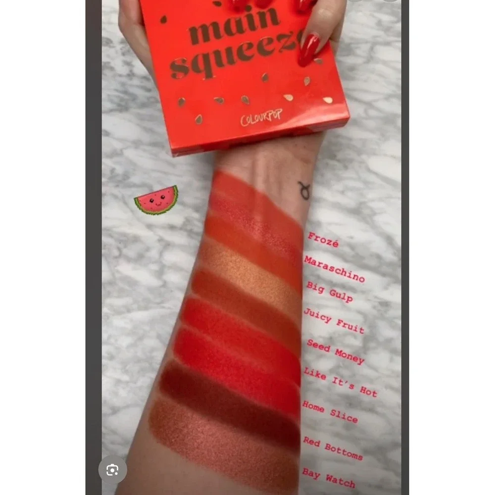 Colourpop‎ Main Squeeze 9 Pan Eyeshadow Palette NWOB Limited Edition